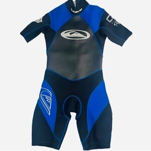 Quiksilver Unisex Youth Short Sleeve Wetsuit Medium Surf Swim Beach Summer Vacay